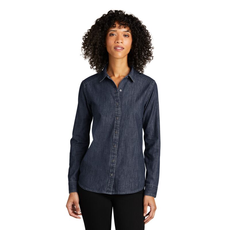 Women's Long Sleeve Perfect Denim Shirt Thumbnail