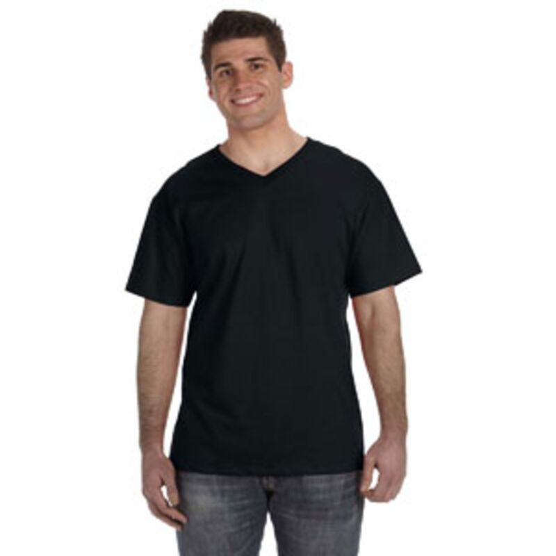 Adult HD Cotton™ V-Neck T-Shirt Thumbnail