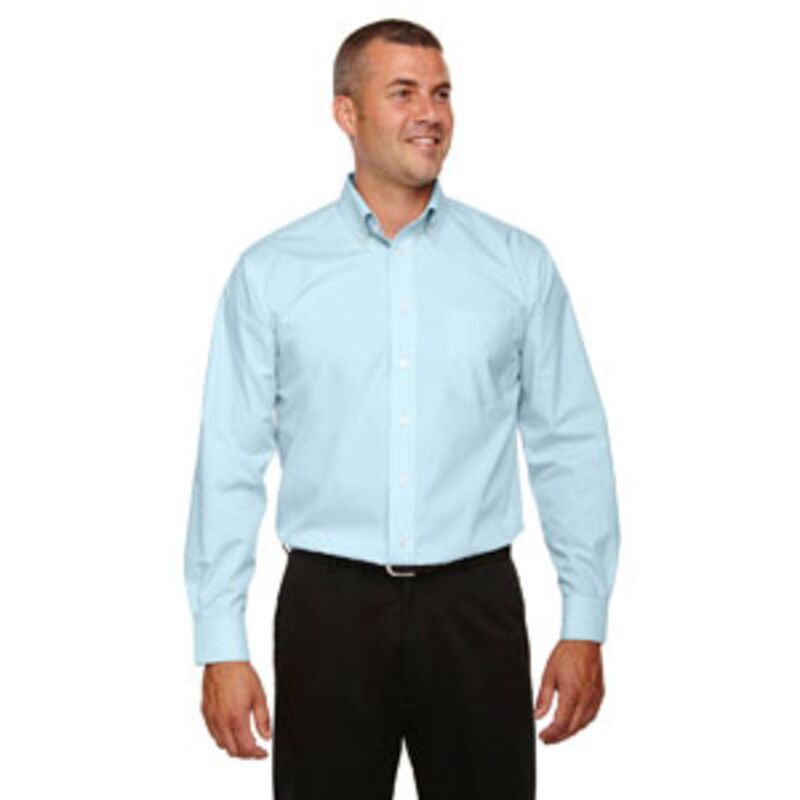 Men's Crown Collection® Solid Broadcloth Woven Shirt Thumbnail