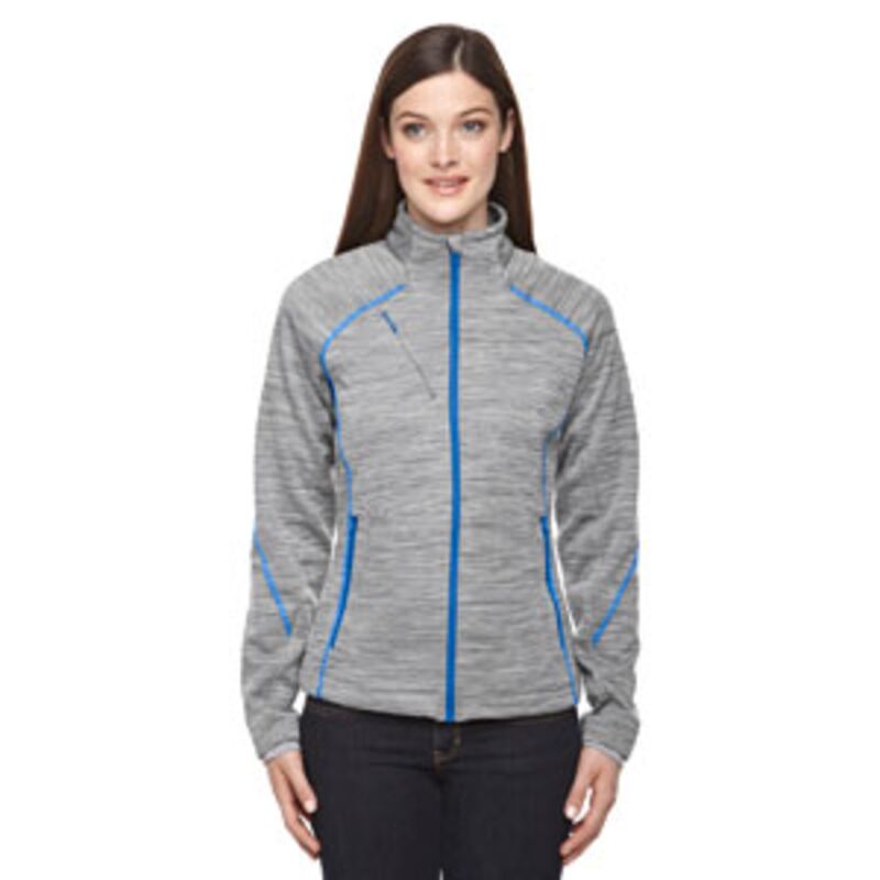 Ladies' Flux Mélange Bonded Fleece Jacket Thumbnail