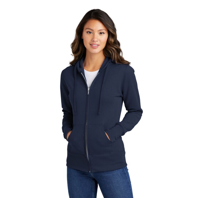 Women's Core Fleece Full Zip Hooded Sweatshirt Thumbnail