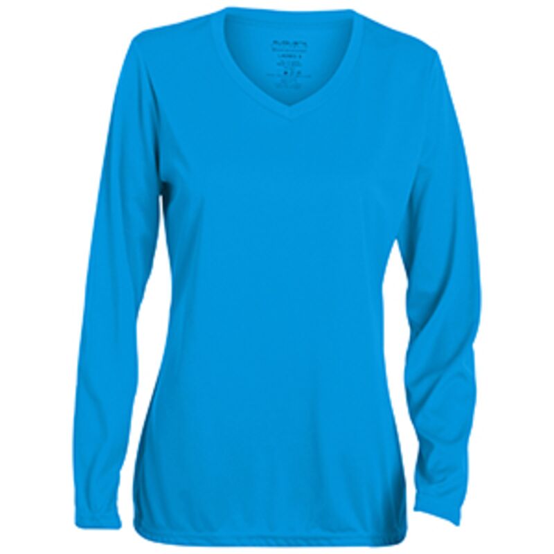 Ladies' Wicking Long-Sleeve T-Shirt Thumbnail