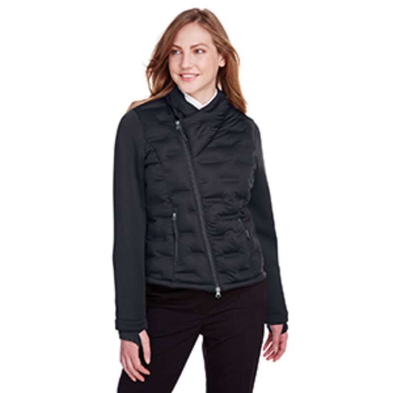 Ladies' Loft Pioneer Hybrid Bomber Jacket Thumbnail