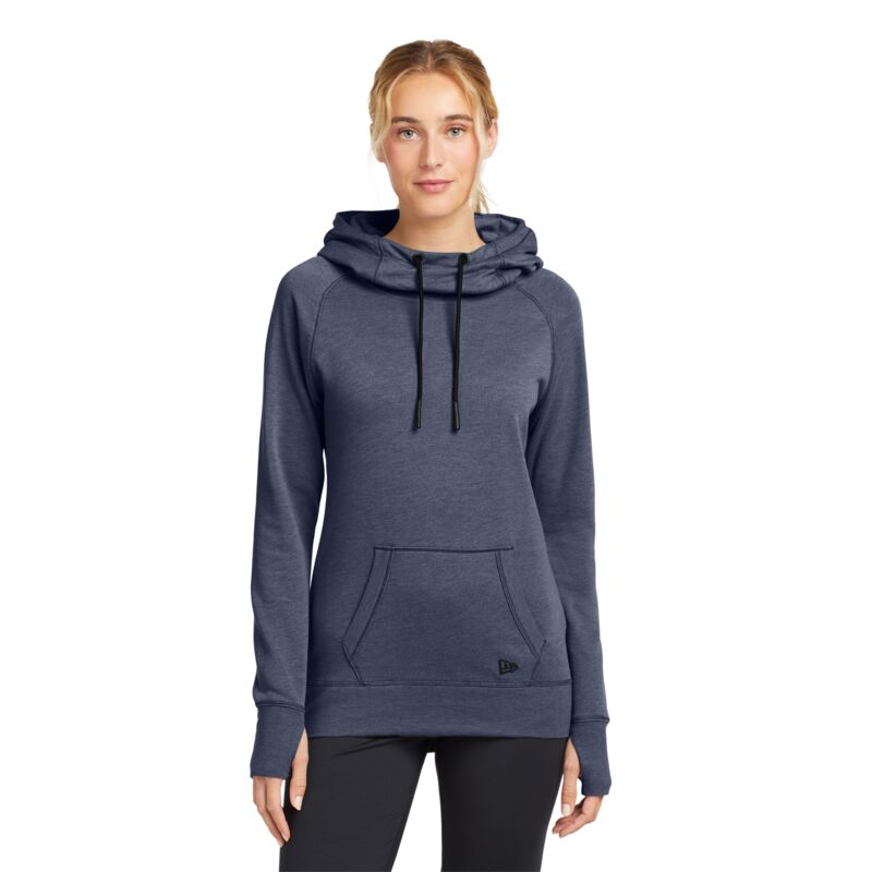 Ladies Tri Blend Fleece Pullover Hoodie Thumbnail