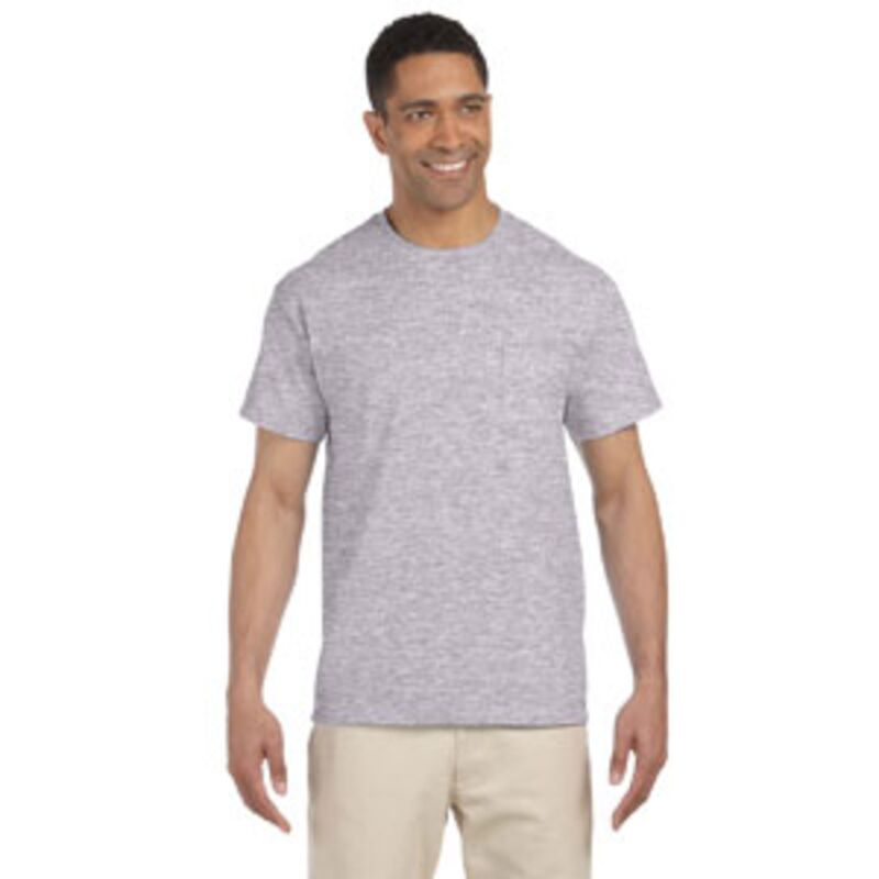 Adult Ultra Cotton® 6 oz. Pocket T-Shirt Thumbnail