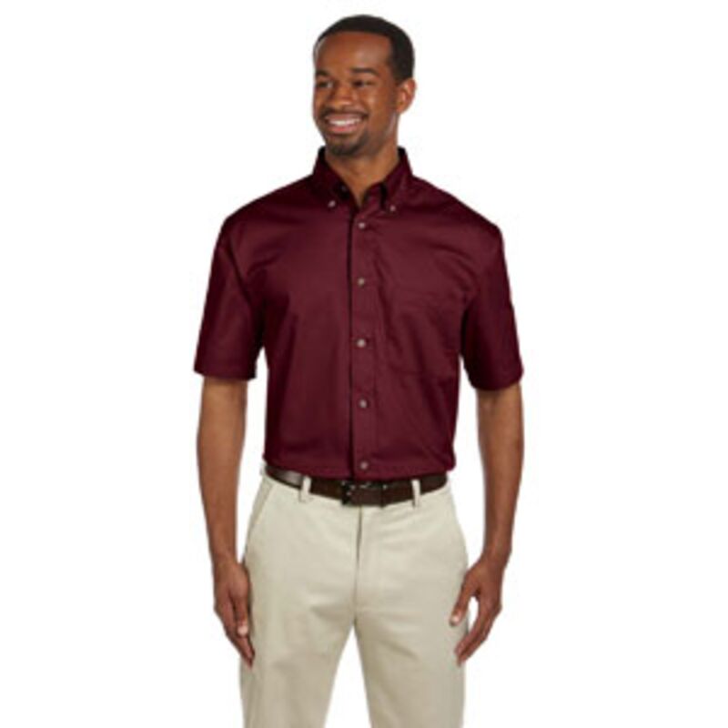 Men's Easy Blend™ Short-Sleeve Twill Shirt with Stain-Release Thumbnail