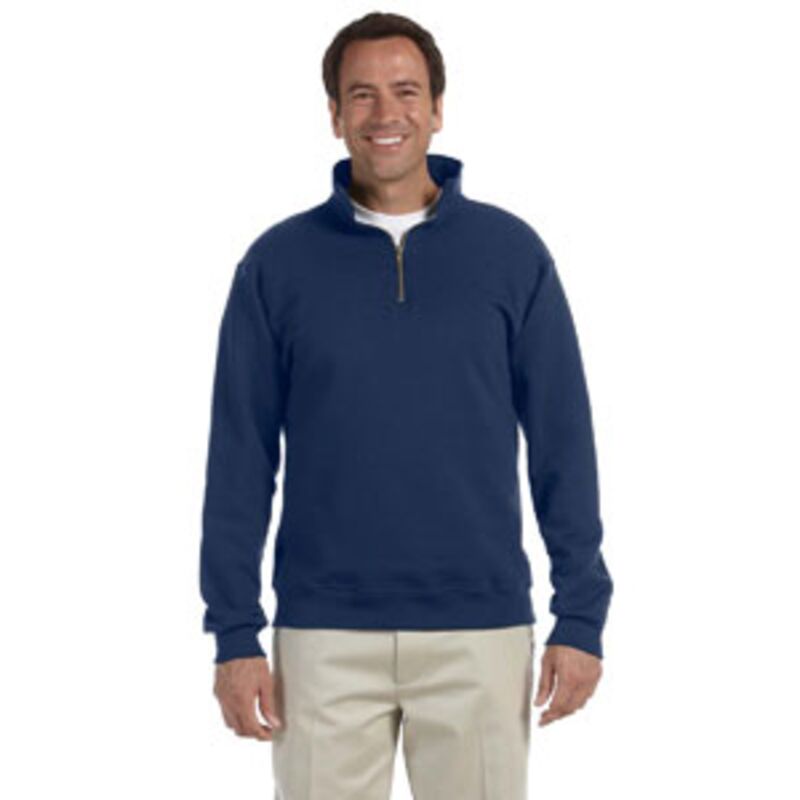 Jerzees Adult 9.5 oz., Super Sweats® NuBlend® Fleece Quarter-Zip Pullover Thumbnail