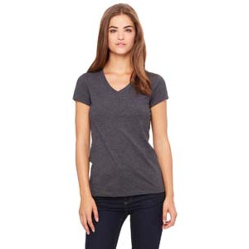 Bella Canvas Ladies' Jersey Short-Sleeve V-Neck T-Shirt Thumbnail