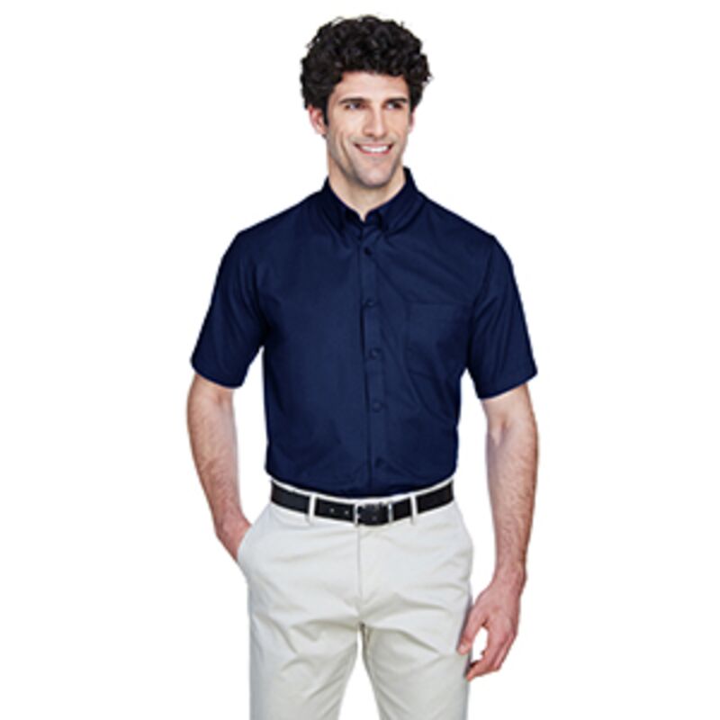 Core 365 Men's Optimum Short-Sleeve Twill Shirt Thumbnail