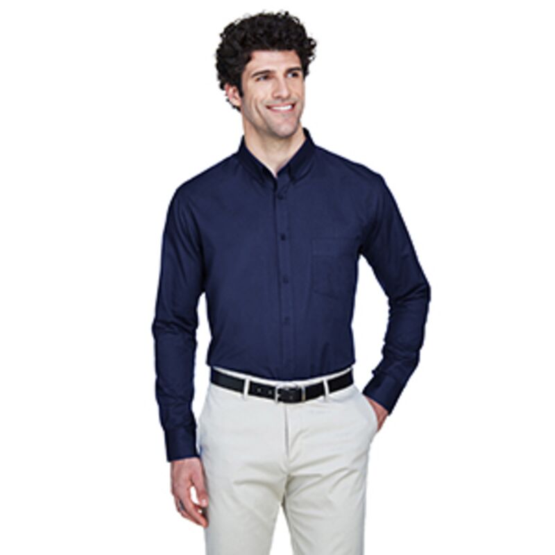 Core 365 Men's Operate Long-Sleeve Twill Shirt Thumbnail