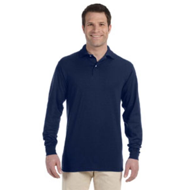 Jeerzees Adult 5.6 oz. SpotShield™ Long-Sleeve Jersey Polo Thumbnail