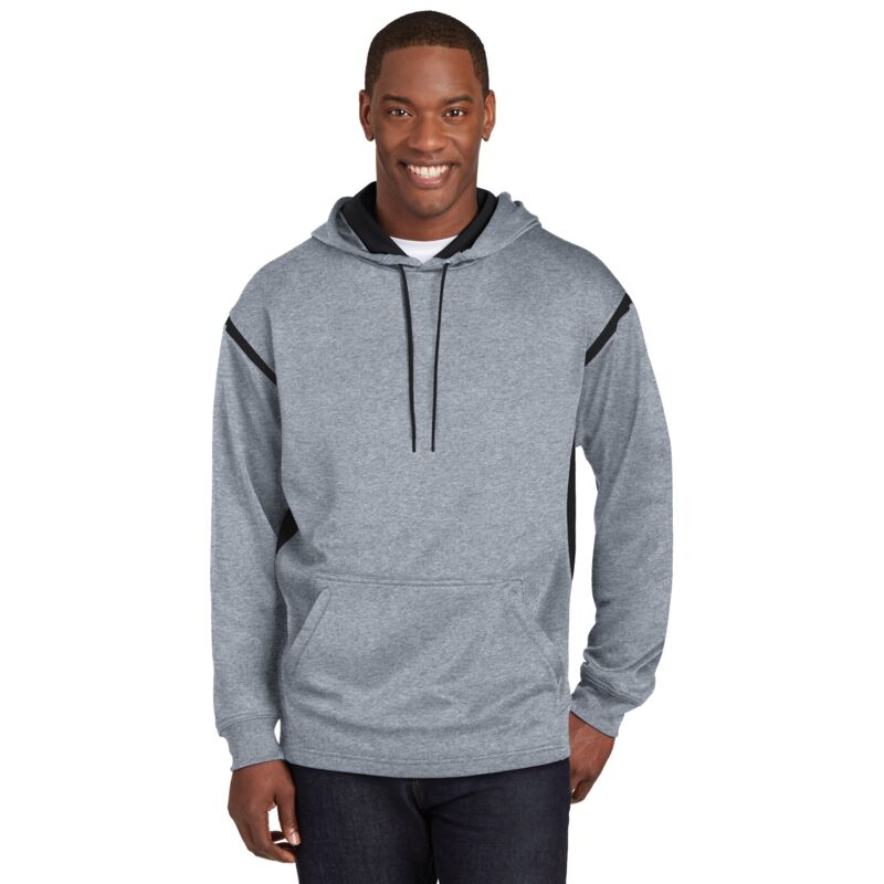 Spor Tek Tech Fleece Colorblock Hooded Sweatshirt Thumbnail