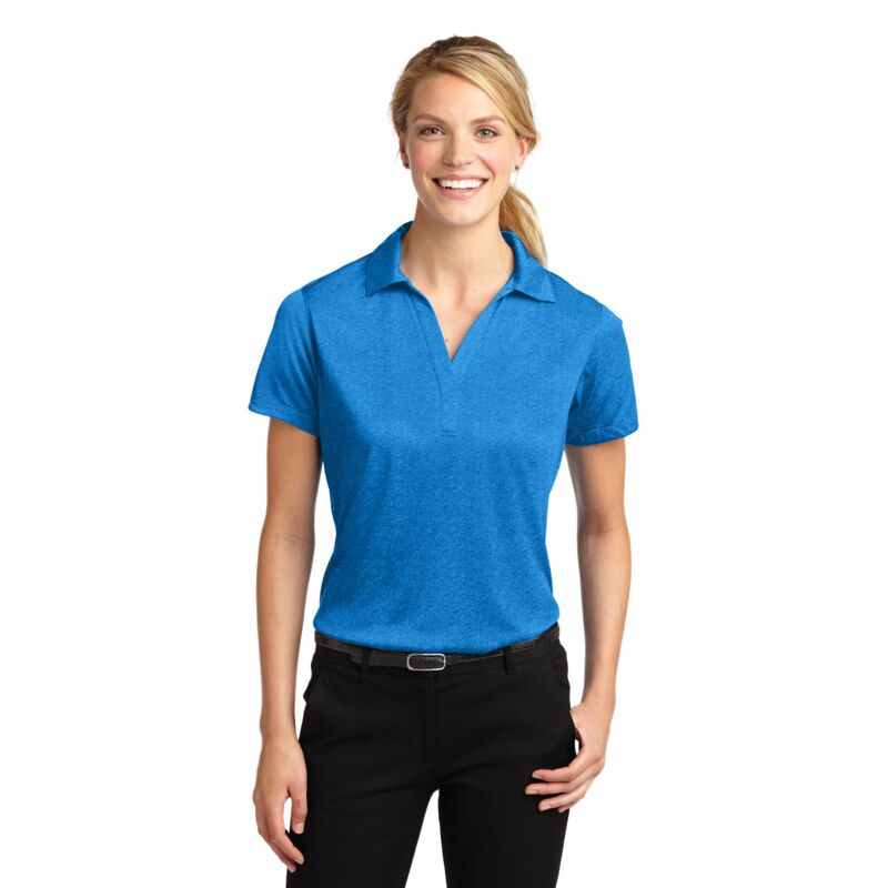 Sport Tek Ladies Heather Contender™ Polo Thumbnail
