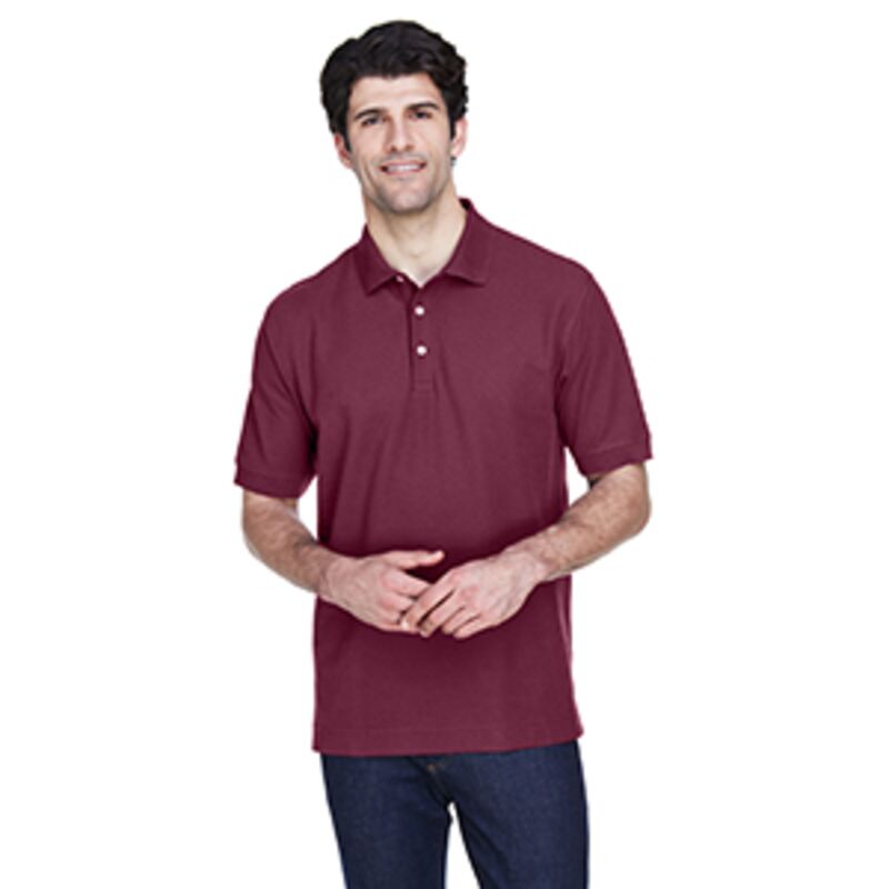 D100 Devon & Jones Men's Pima Piqué Short-Sleeve Polo Thumbnail